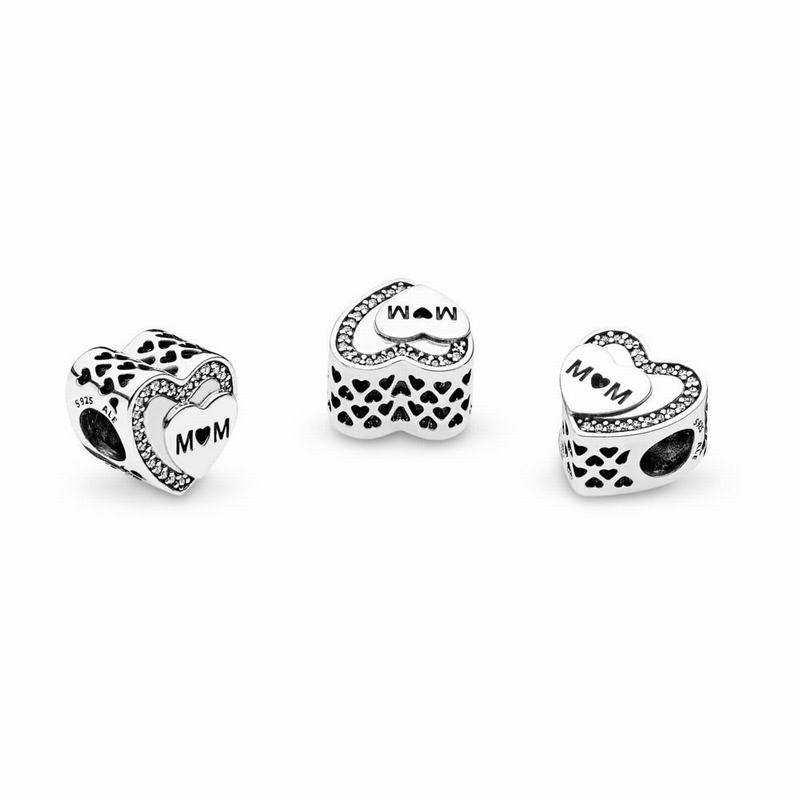 Pandora Tribute to Mom Charm Online NZ, Sterling Silver (861302-IKQ)